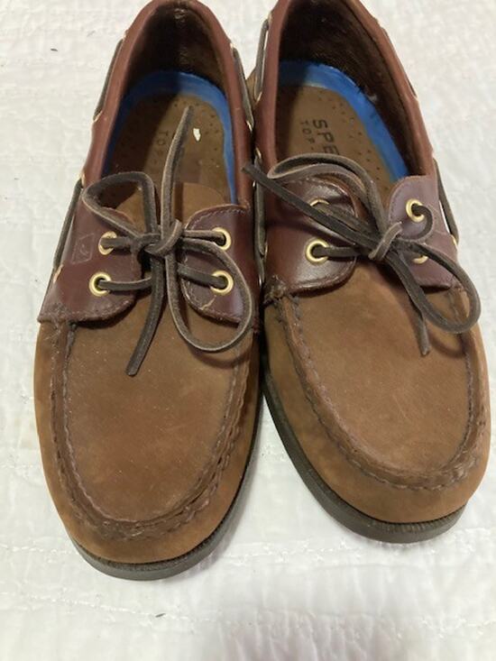 Sperry Top‑Sider Men’s 8M Brown Leather Casual Boating Shoes main image 12